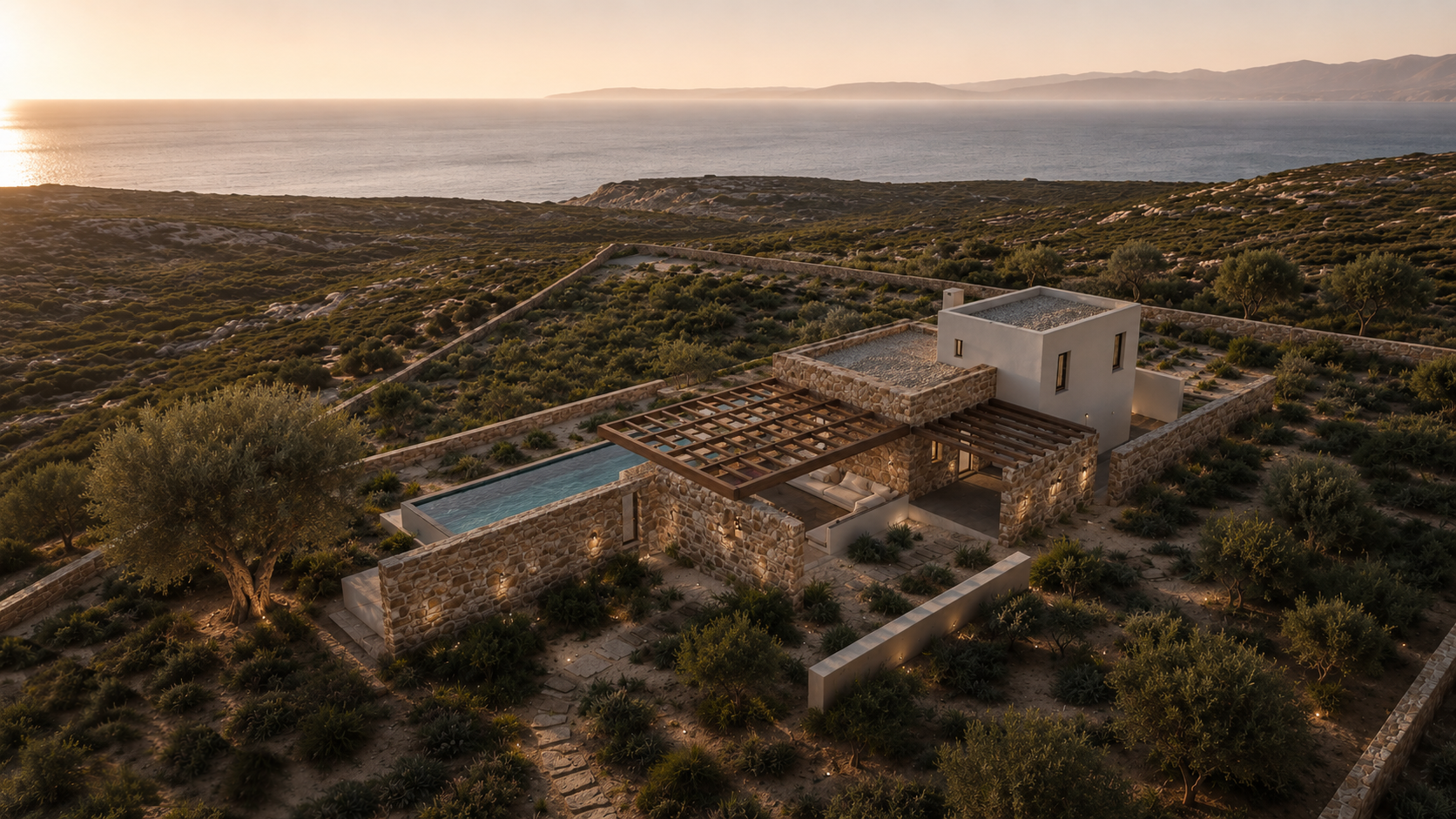 Aether Villa in Kythnos