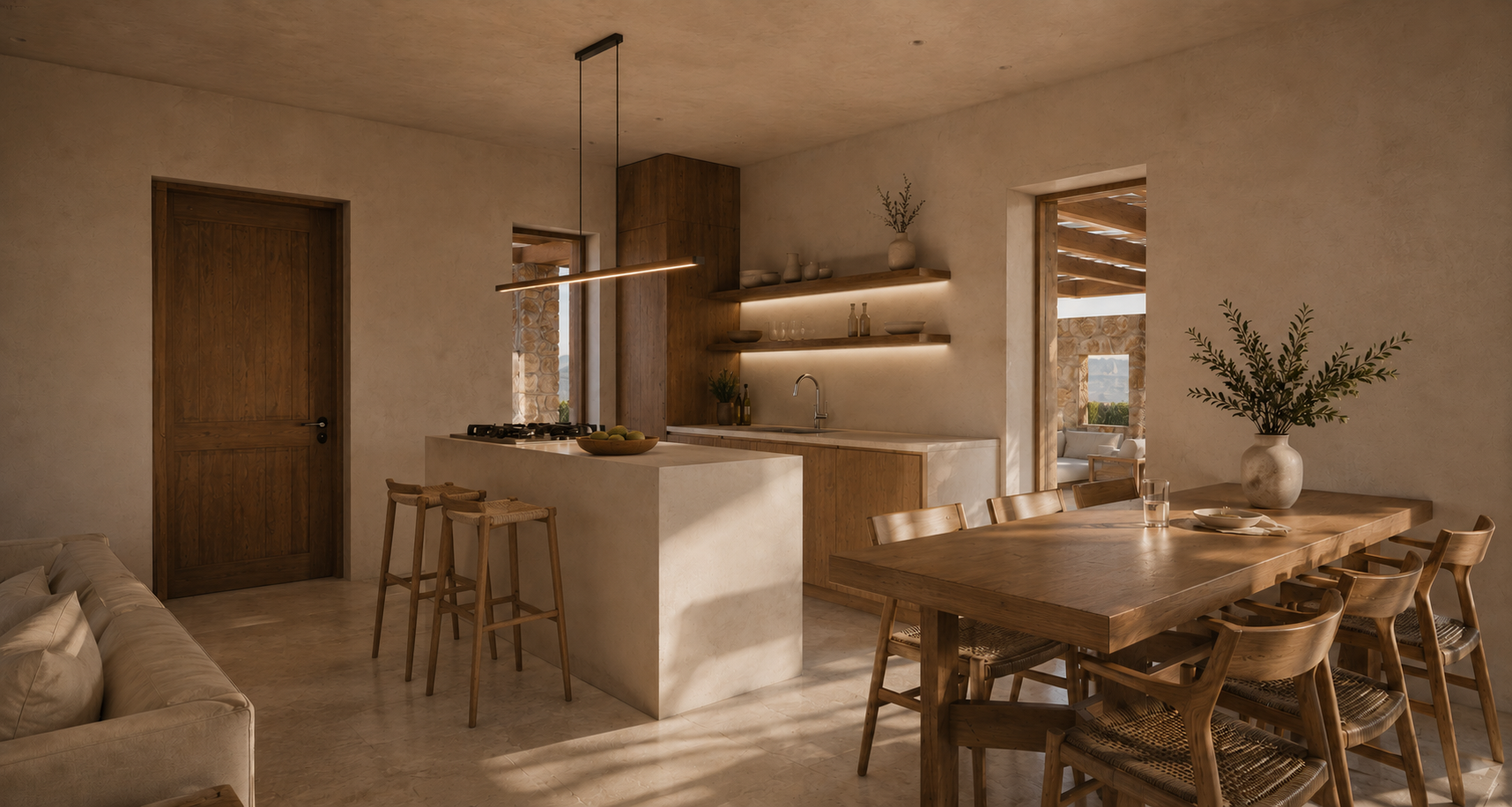 Aether Villa terrace